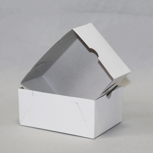 Коробка самосборная гофро крышка-дно (14.5x10.5x6.5 см) цвет белый (1)