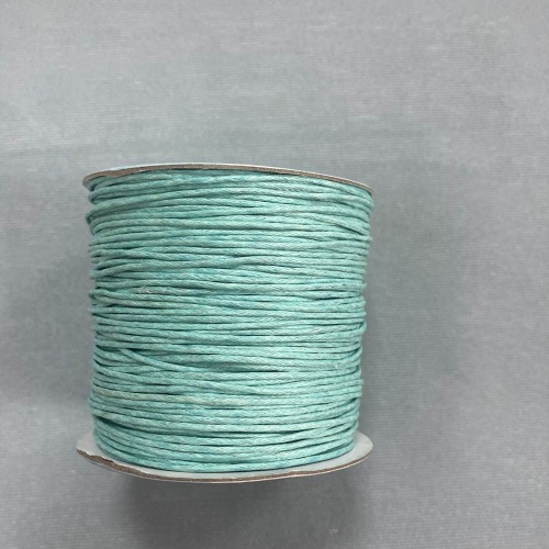 Шнур вощеный 1 мм (100 м) цвет №15-5812 зеленый