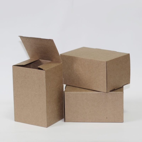 Коробка самосборная гофро (10х8х15 см) цвет бурый