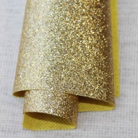 декоративный материал с глиттером, цвет золотой
