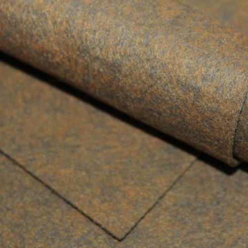 Фетр мягкий корейский 1.5 мм ST-41 (33x53 см) цвет светло-коричневый (меланж) 2