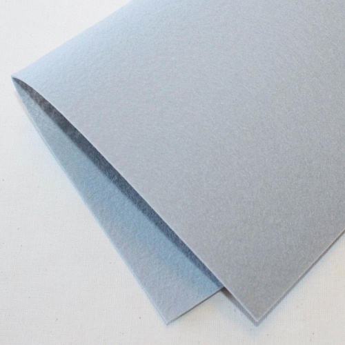 Фетр жесткий корейский 1.2 мм 897 (33x53 см) цвет светло-серый