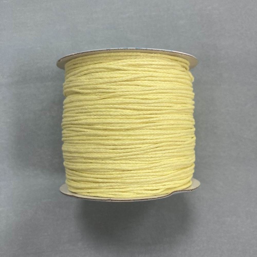 Шнур вощеный 1 мм (100 м) цвет №009 светло-желтый