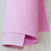 декоративный материал с глиттером, цвет розовый