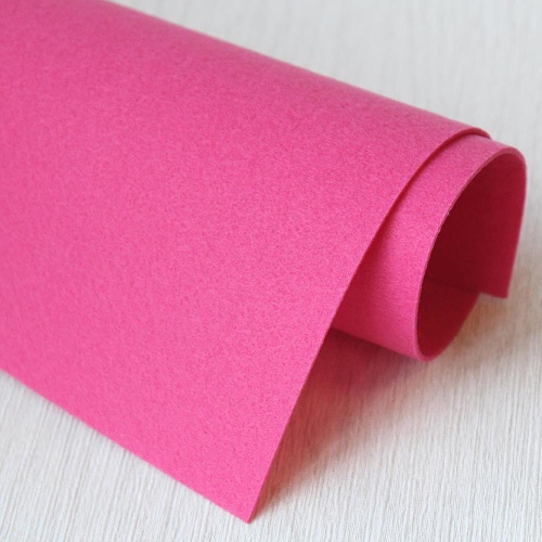 Фетр жесткий корейский 1.2 мм 830 (33x53 см) цвет темно-розовый