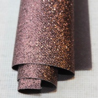 декоративный материал с глиттером, цвет коричневый