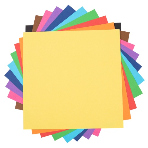 Лео   Играй  Цветная бумага для оригами LPCP-01 20 х 20 см 10 л. 10 цв. 2