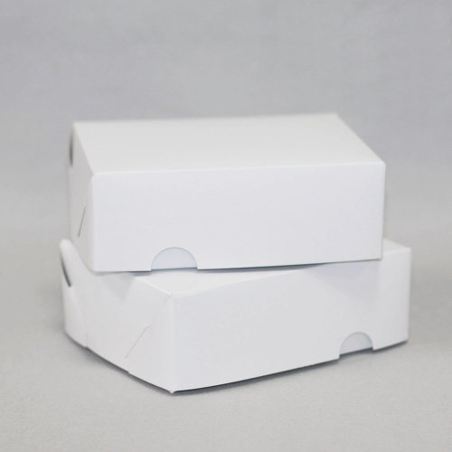 Коробка самосборная гофро крышка-дно (14.5x19x6.5 см) цвет белый (2)