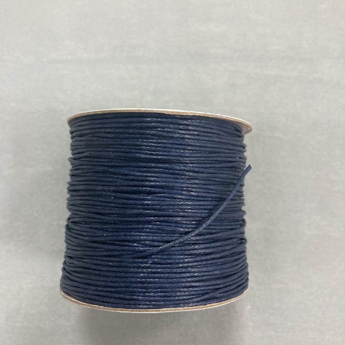 Шнур вощеный 1 мм (100 м) цвет №038 темно-синий