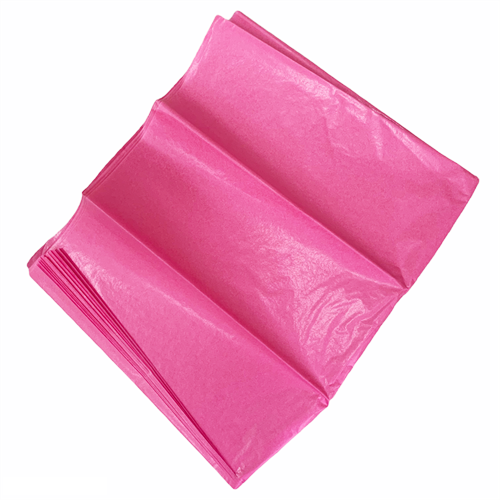 Бумага тишью 10 листов (50х66 см) цвет темно-розовый