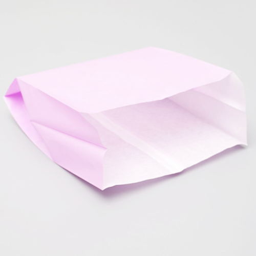 Бумажный крафт пакет с плоским дном 10 шт (23.9x20x9 см) цвет сиреневый