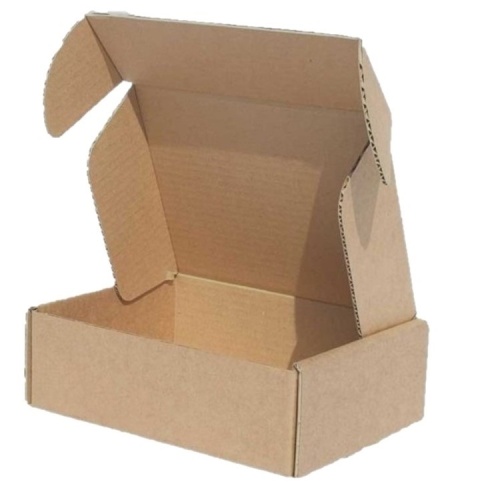 Коробка самосборная гофро (30х17х10 см) цвет бурый