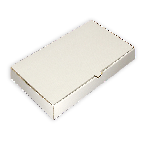 Коробка самосборная гофро (33х26.5х10 см) цвет белый 2