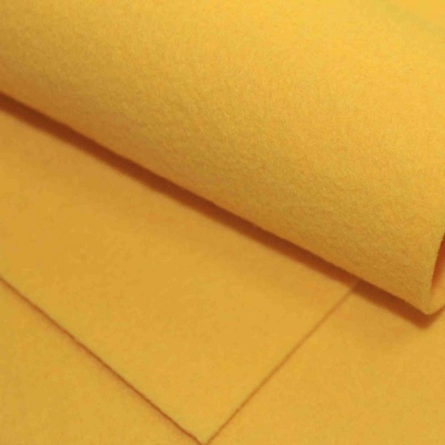 Фетр мягкий корейский 1.5 мм ST-50 (33x53 см) цвет люминисцентно-оранжево-желтый 2