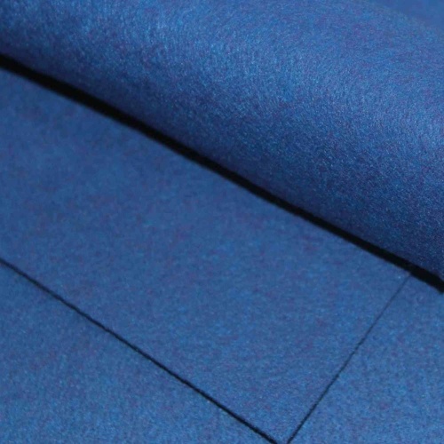 Фетр мягкий корейский 1.5 мм ST-46 (33x53 см) цвет синий (меланж) 2