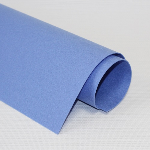 Фетр жесткий корейский 1.2 мм 844 (33x53 см) цвет сиренево-голубой