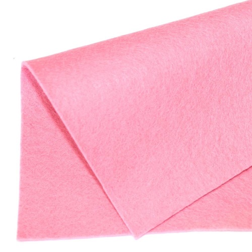 Полушерстяной испанский фетр 1.1 мм 218 (30x45 см) цвет нежно-розовый