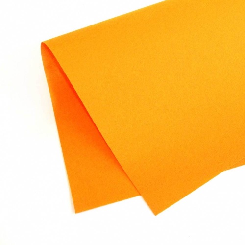 Фетр жесткий корейский 0.5 мм S-05 (38x47 см) цвет оранжевый