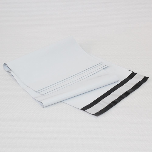 Пластиковый пакет Курьер-пакет без кармашка (19x72 см) цвет серый