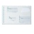 почтовый пластиковый пакет почта россии (22.9x32.4 см) цвет белый