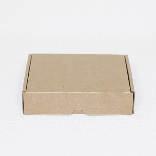 коробка самосборная гофро (17х15х4 см) цвет бурый
