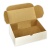 коробка самосборная гофро (23х13.5х10 см) цвет белый