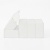 коробка самосборная гофро (16х11х6 см) цвет белый