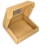 коробка упаковочная с окошком (18.5х18.5х6.5 см) самосборная цвет бурый