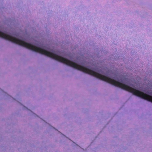 фетр мягкий корейский 1.5 мм st-44 (33x53 см) цвет лиловый (меланж)