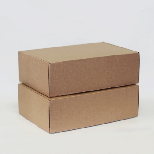 коробка самосборная гофро (52х38х22 см) цвет бурый
