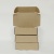 коробка самосборная гофро (14.5х13.5х5 см) цвет бурый