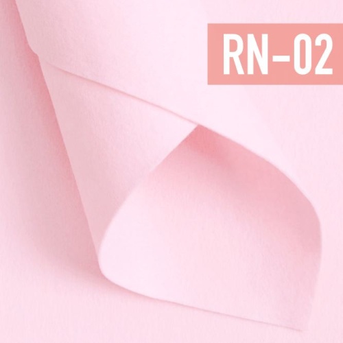 фетр мягкий корейский 1 мм rn-02 (33x53 см) цвет бледно-розовый