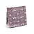 Крафт-пакет с прямоугольным дном 3 шт (15x8x15 см) цвет фиолетовый