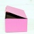 коробка самосборная гофро (24х16х10 см) цвет розовый