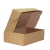 коробка самосборная гофро (32х22х10 см) цвет бурый