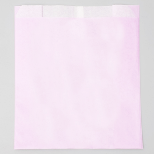 бумажный крафт пакет с плоским дном 10 шт (23.9x20x9 см) цвет сиреневый