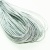 шнур отделочный сутаж (тесьма) с метанитью 20 м цвет серебряный