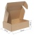 коробка самосборная гофро (32х22х10 см) цвет бурый