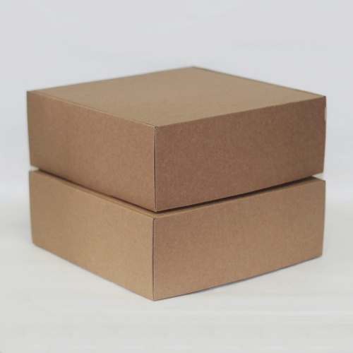 коробка самосборная гофро (45х45х20 см) цвет бурый