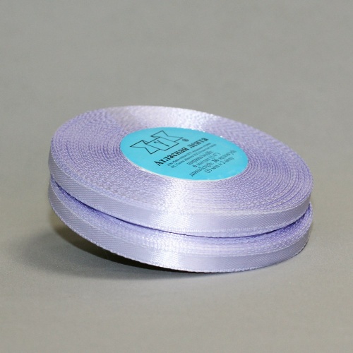 лента атласная 6 мм (33 м) цвет 081 светло-фиолетовый