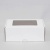 коробка упаковочная с окошком (25х17х10 см) самосборная цвет белый