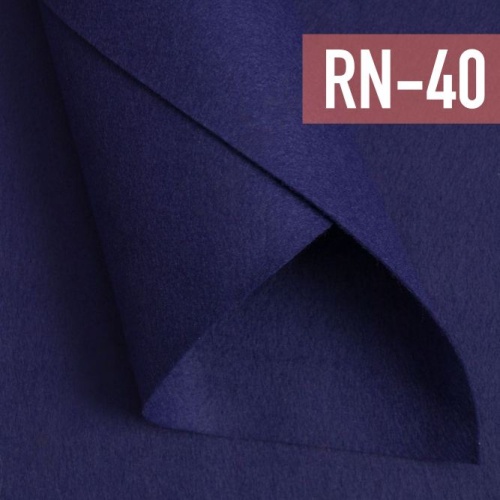 фетр мягкий корейский 1 мм rn-40 (33x53 см) цвет т.темно-фиолетовый