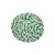 Шпагат хлобчатобумажный 1 мм (100 м) цвет бело-зеленый