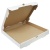 коробка самосборная гофро (33х23х5 см) цвет белый