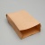 бумажный крафт пакет с плоским дном 10 шт (35х20х9 см) цвет бурый
