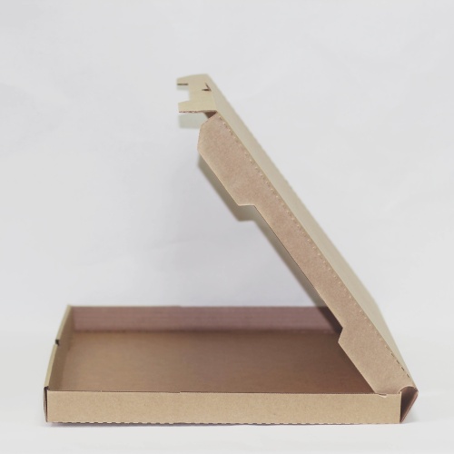 коробка самосборная гофро (40х40х4 см) цвет бурый