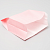 Бумажный крафт пакет с плоским дном 10 шт (23.9x20x9 см) цвет розовый 2