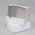 коробка самосборная гофро "крышка-дно" (14.5x19x6.5 см) цвет белый
