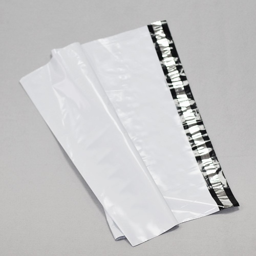 пластиковый пакет "курьер-пакет" без кармашка (43x50 см) цвет белый