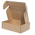 Коробка самосборная гофро (30х17х10 см) цвет бурый
